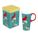 Memorial Travel Cup Ceramic Perfect Cup, Cardinal, 17oz, Gift Box