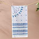 Seaside Retreat Towel Quick Dry Waffle Weave w/ Matching Carrying Case, Shibori, 60"L x 30"W
