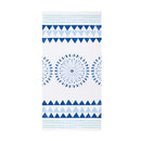 Seaside Retreat Towel Quick Dry Waffle Weave w/ Matching Carrying Case, Shibori, 60"L x 30"W
