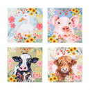Hillside Pasture Magnets, Asst of 4, CDU