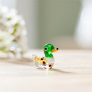 Hillside Pasture Token, Glass Duck, Basket display