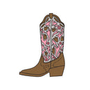 Boots & Bows Wish Token, Western, Asst of 2, Basket Display