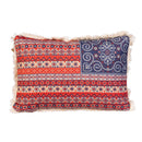 Americana BOHO by JG, Flag Frayed Edge Travel Pillow