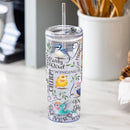 What She Shed Bird Nerd Insulated Tumbler Shatterproof, 20oz, Gift Box