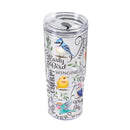What She Shed Bird Nerd Insulated Tumbler Shatterproof, 20oz, Gift Box