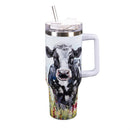 Hillside Pasture Tumbler Canyon Cup Double Wall Stainless Steel, Farm Cow, 40oz, Gift Box