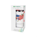 Red, White, & Bloom Tumbler Canyon Cup Double Wall Stainless Steel, Blooming USA, 40oz, Gift Box