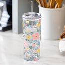 Geometric Tapestry Scalloped Harmony Insulated Tumbler Shatterproof, 20oz, Gift Box
