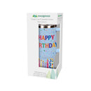 This Calls For Cake Tumbler Stainless Steel Canyon Cup, Happy Birthday Candles, 40oz, Window Box