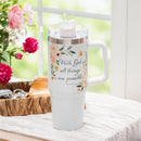 Simple Blessings Tumbler Stainless Steel Trenta Cup, With God all things, 30 oz, Window Box