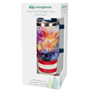 Red, White, & Bloom Tumbler Canyon Cup, Double Wall Stainless Steel w/ Straw, 40oz, Gift Box