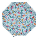 Cottage Garden Fantasical BirdsUmbrella Manual Compact with Sleeve, Florals, 38" Canopy x 22.5"H