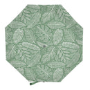 Tropical Oasis Frond Medley Umbrella Manual Compact with Sleeve, Florals, 38" Canopy x 22.5"H