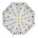 Cottage Garden Bird Nerd Umbrella Manual Compact with Sleeve, 38" Canopy x 22.5"H