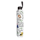 Cottage Garden Bird Nerd Umbrella Manual Compact with Sleeve, 38" Canopy x 22.5"H