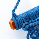 Large Navy Macram- Wall Hanging - Navy Navy