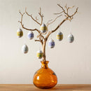 Fiber Mache Egg-shaped Ornaments, Set of 8