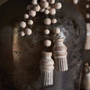 NAPA Home & Garden, WOOD BEAD TASSEL GARLAND 72",VH200