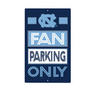 University of North Carolina Fan Parking USA Metal Wall Sign, 7.5" x 11.5"