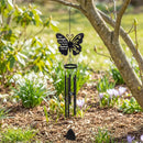 Memorial Decorative Wind Chime, Metal, Lasercut Butterfly