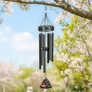 Memorial Decorative Windchime, Lasercut, "Your Life was a Blessing", Cardinal, 24"H