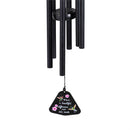 Memorial Decorative Windchime, Lasercut, "What a Beautiful Difference One Life Made", 24"H