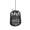 Avria Hand-Tuned Wind Chime, Metal, "Best Friend", Pet Memorial, 42"