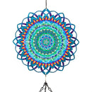 Decorative Wind Chime, Metal, Mandala Design, Asst of 3