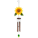 Cottage Garden Wind Chime, Metal, Sunflower