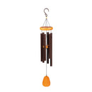 Avria Wood Top Hand-Tuned Wind Chime, Bronze, 29"