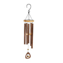 VivaStyle Wind Chime, Bronze Metal Wind Chime with Amber Gem, 32"H