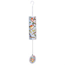 Cottage Garden Wind Chime, Metal, Birds on Branches Cylinder Chime, 36" H