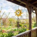 Decorative Wind Chime, Metal, Sun