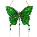 Pollinator Garden Wind Chime, Decorative Butterfly, 28", Asst of 3