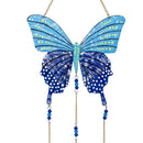 Pollinator Garden Wind Chime, Decorative Butterfly, 28", Asst of 3