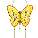 Pollinator Garden Wind Chime, Decorative Butterfly, 28", Asst of 3