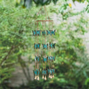 Cottage Garden Wind Chime, Metal Butterfly, 30"