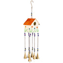 Cottage Garden Decorative Wind Chime, Metal, Birdhouse
