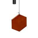 Avria Wind Chime, Tuned Windchime, Hexagonal Shaped Wood Sail and Ring Top,27"H, Black