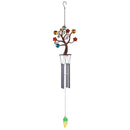 Hillside Pasture Wind Chime, Metal Jeweled, Tree of Life, 34"