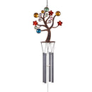Hillside Pasture Wind Chime, Metal Jeweled, Tree of Life, 34"