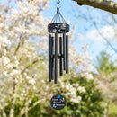 Memorial Decorative Windchime, Lasercut, "Your Life was a Blessing", 24"H