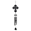 Memorial Decorative WInd Chime, Metal Lasercut, Cross