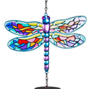 Cottage Garden Wind Chime, Glass, Butterfly/Dragonfly, Asst of 2