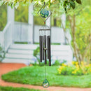 Avria Stained Glass Hand-Tuned Wind Chime, Hydrangeas, 36"