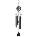 Avria Wind Chime, Tuned Wind Chime, Laser Cut Bee, 27"H, Gray