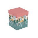What She Shed Wine Glass Stemless, Florals, 17oz, Gift Box