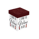 Just for Laughs Wine Glass Stemless, "I Tend To Wine A Lot", 17oz, Gift Box