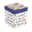 This Calls For Cake Birthday Wine Glass Stemless, "Another Year" 17oz, Gift Box