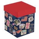 Americana BOHO by JG, Stemless Wine Glass (17oz with gift box)